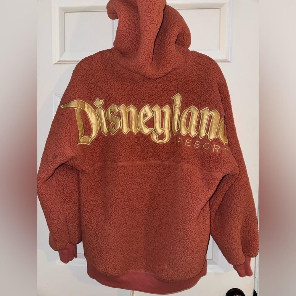 Disney Sherpa Spirit Jersey Hoodie size M